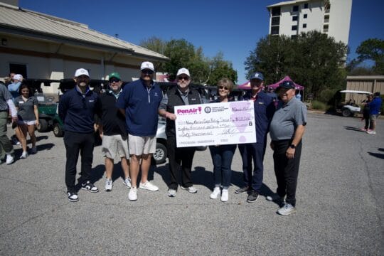 Presentation of large check