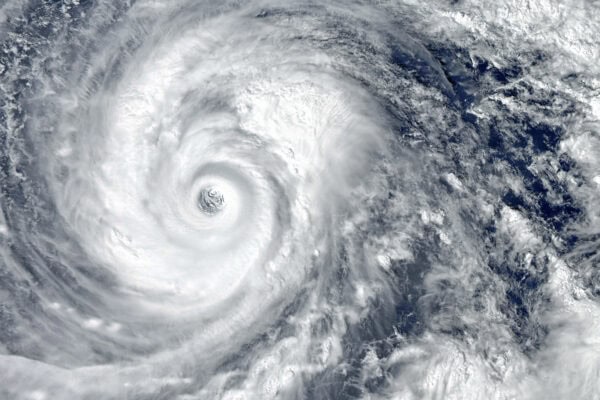 satellite photo of hurricane